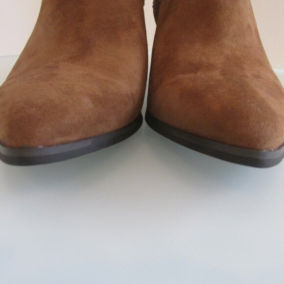 Michael Kors (Gemma) New Suede Mid Booties Size 8M - Picture 4 of 5